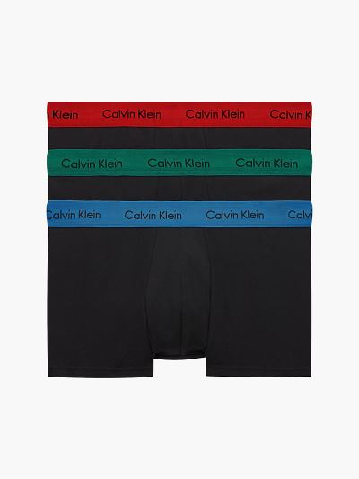 Calvin Klein Underwear HU266980 | Calvin Klein Cotton Stretch Low Rise Férfi Alsónadrág Fekete / Kék